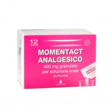 Moment Act Ibuprofene Analgesico Granulato 12 Bustine 400 mg