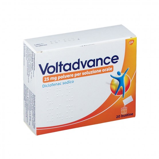 Voltadvance 25 mg Polvere 20 Bustine