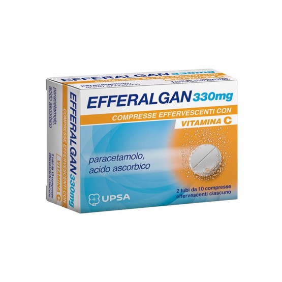 Efferalgan 330+200 mg 20 Compresse Effervescenti