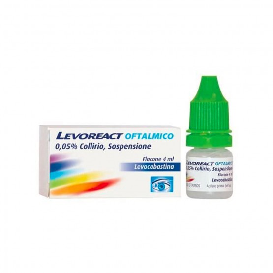 Levoreact Oftalmico 0,5 mg Collirio
