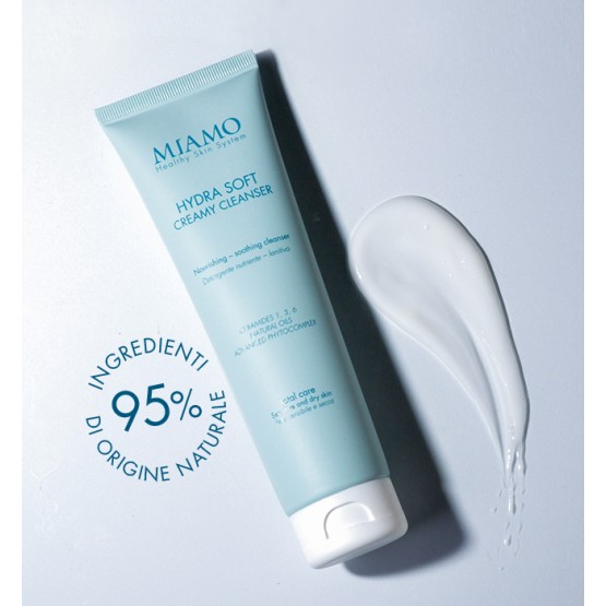 Miamo - Detergente Crema Hydra Soft, Detergenza, Viso