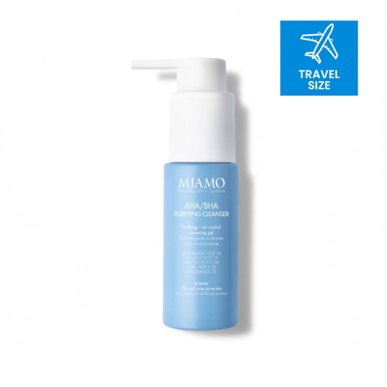 Miamo - Gel Detergente Purificante AHA/BHA Travel Size