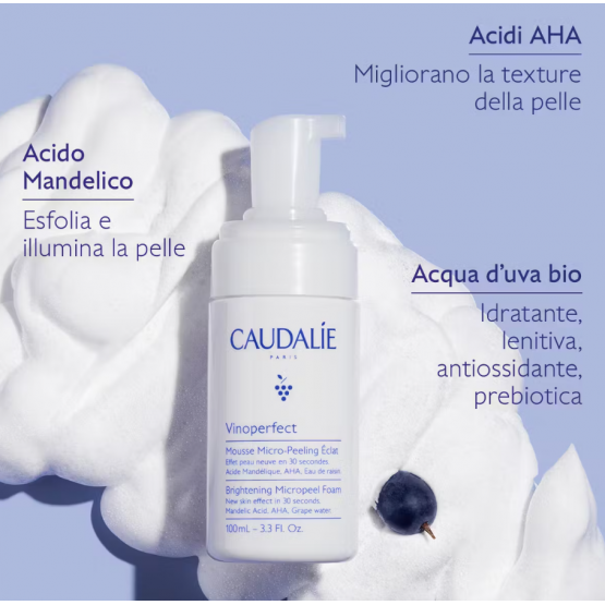 Caudalie - Vinoperfect Mousse Micro-peeling Detergente