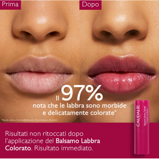 Caudalie - Balsamo labbra colorato
