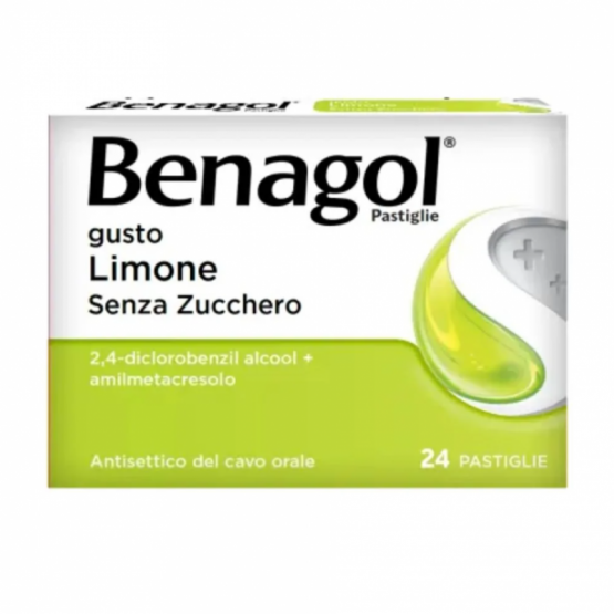 Benagol - Limone Senza Zucchero 24 Pastiglie